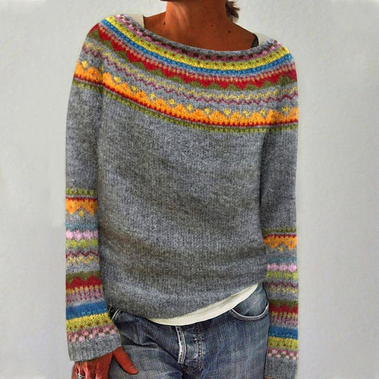 Caroline | Der herbstliche Retro-Pullover