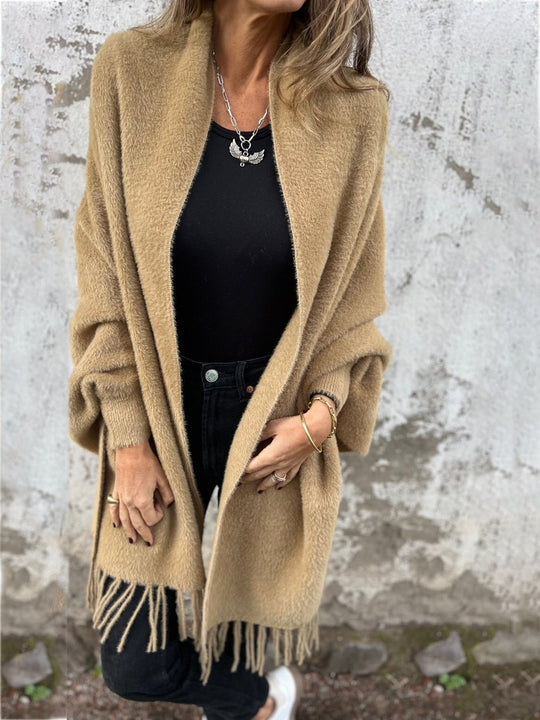 Amelie™ | Eleganter Wickelpullover mit langen Ärmeln