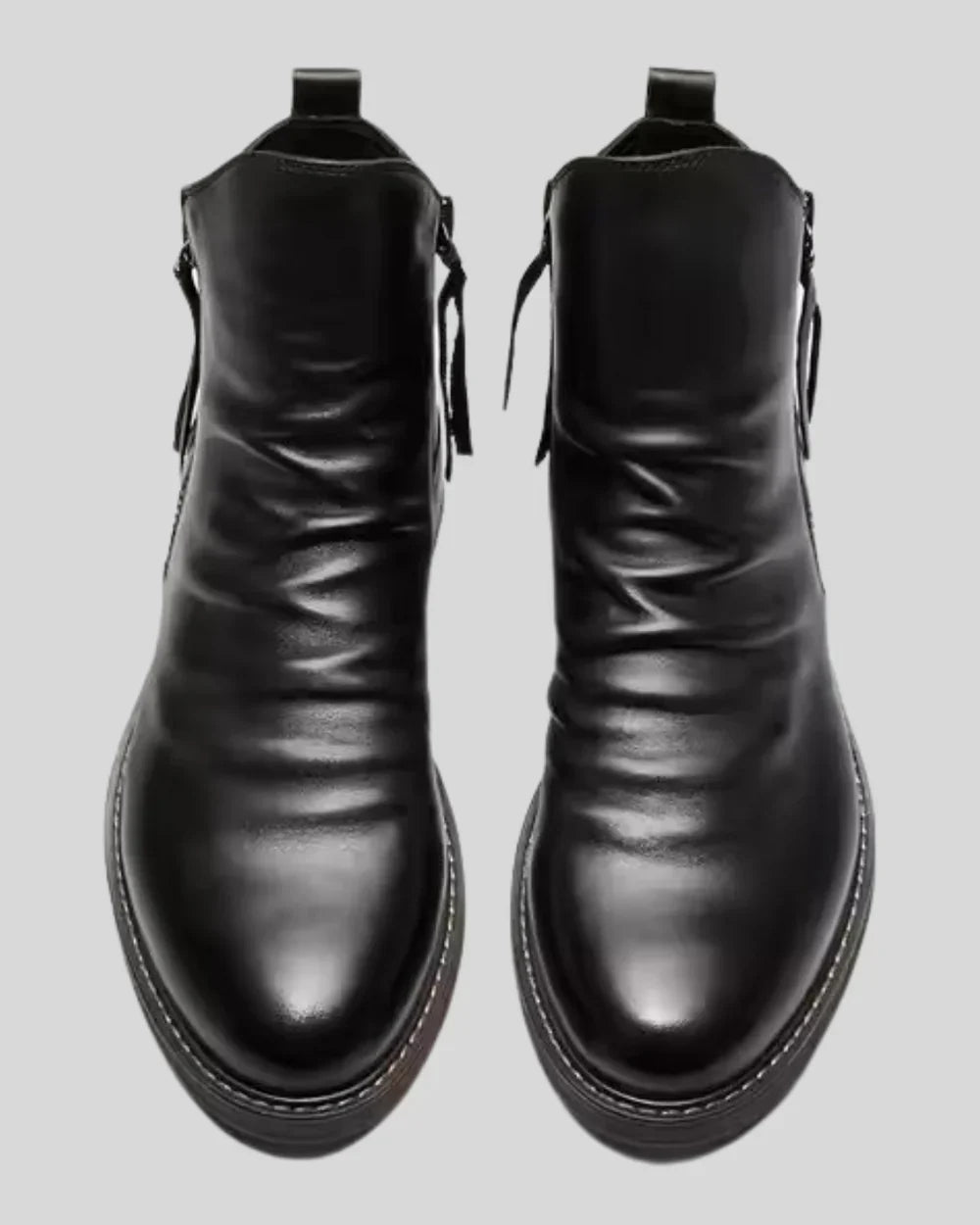 Laurin™ - Stiefeletten aus Leder mit seitlichem Reißverschluss