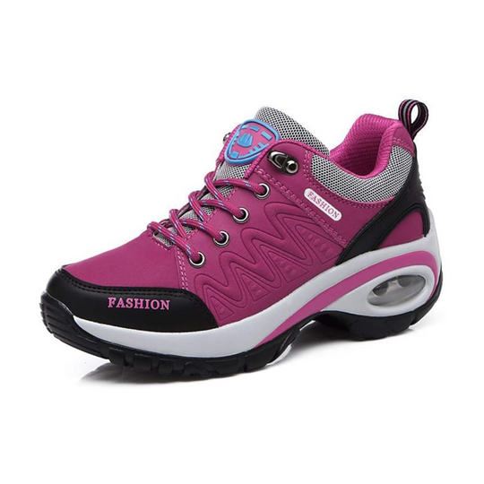 JanaTrek - Damen Wildleder Plattform Wanderschuhe