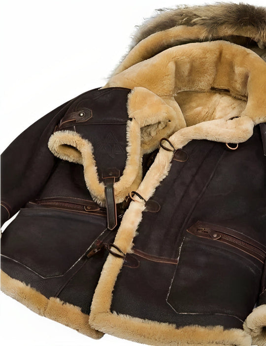 Lars | Klassische Winterjacke aus Leder