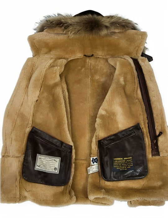 Lars | Klassische Winterjacke aus Leder