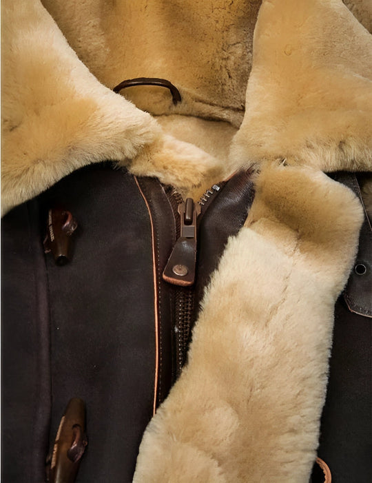 Lars | Klassische Winterjacke aus Leder