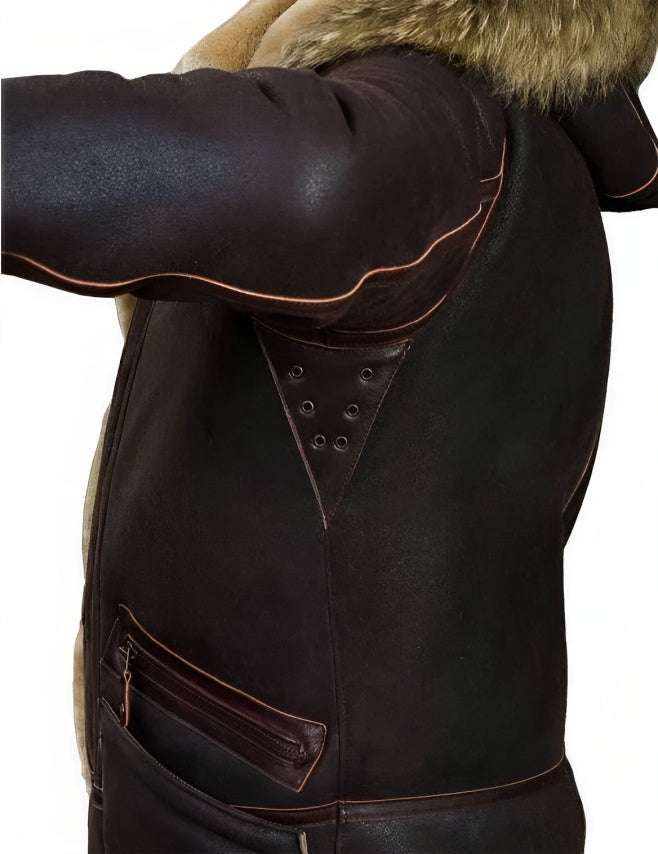 Lars | Klassische Winterjacke aus Leder