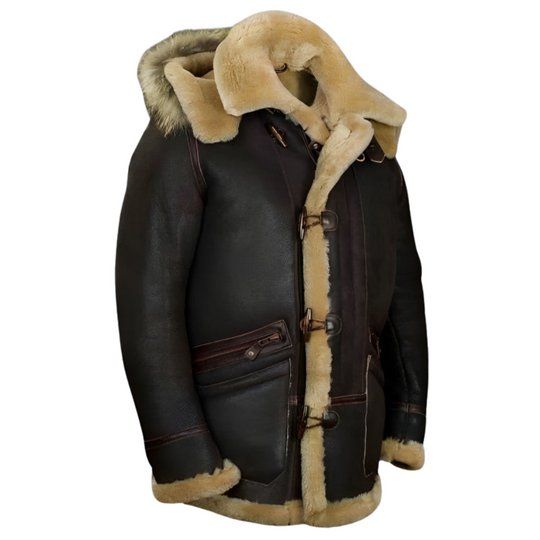 Lars | Klassische Winterjacke aus Leder