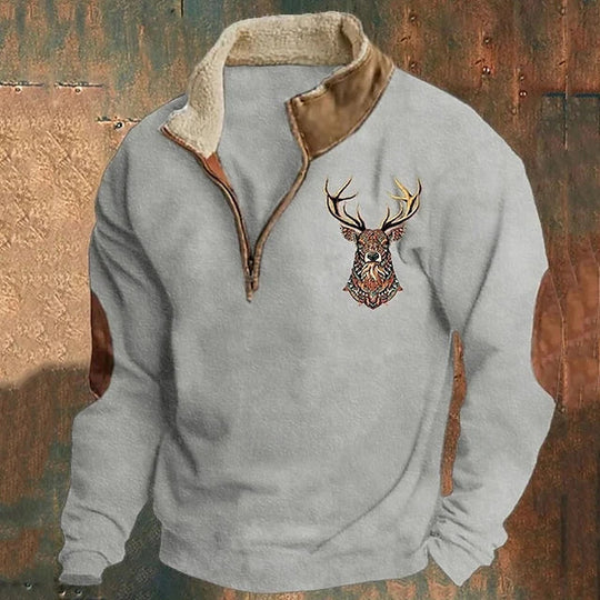 Christoph | Eleganter Pullover mit Viertelzipper