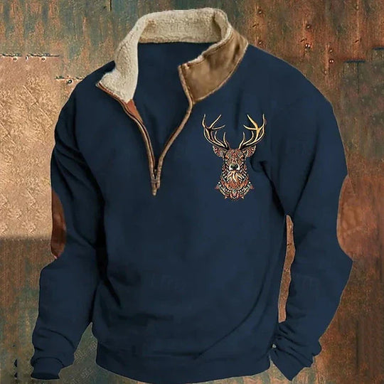 Christoph | Eleganter Pullover mit Viertelzipper