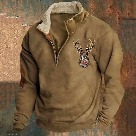 Christoph | Eleganter Pullover mit Viertelzipper
