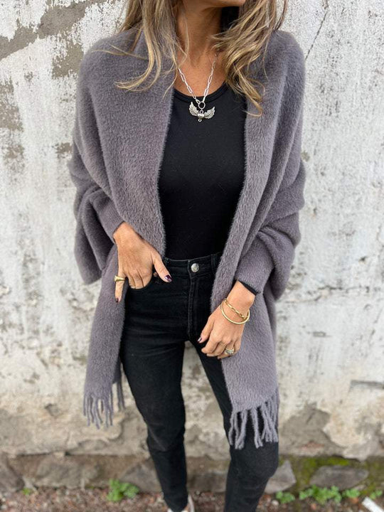 Amelie™ | Eleganter Wickelpullover mit langen Ärmeln