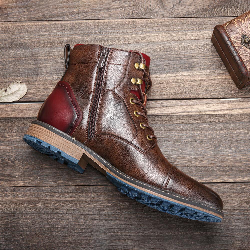 Noah™ – Handgefertigte Premium-Leder-Oxford-Stiefel für Herren