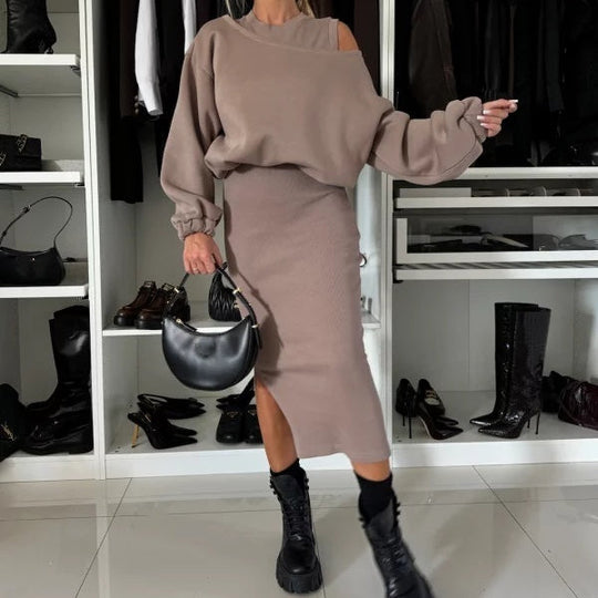 Antonia - Zweiteiliges Set aus ärmellosem Kleid und Top