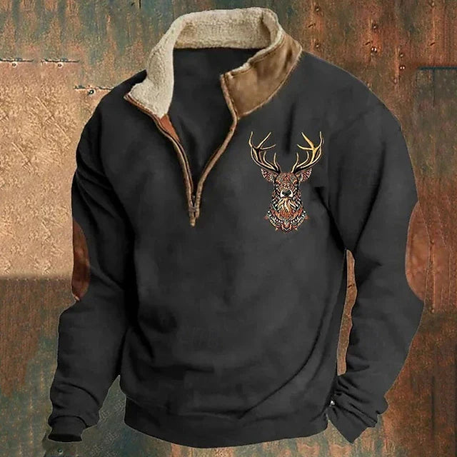 Christoph | Eleganter Pullover mit Viertelzipper